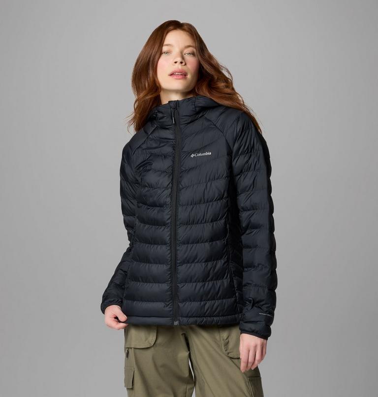Chaqueta aislante con capucha Powder Lite II para mujer, Color: Black, image 1