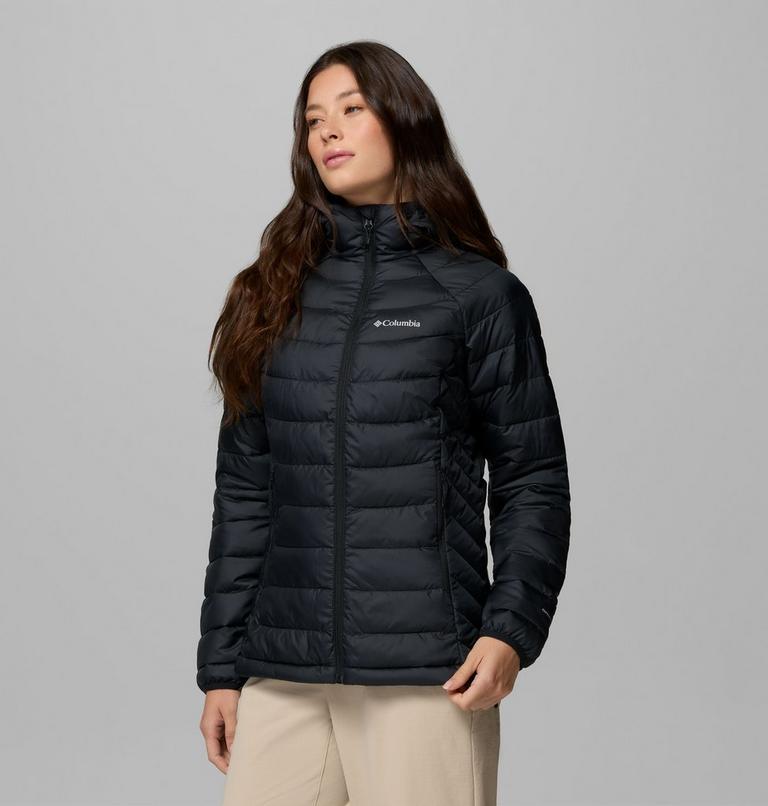 Women's Powder Lite II Hooded Jacket, Color: Black Ripstop, image 4