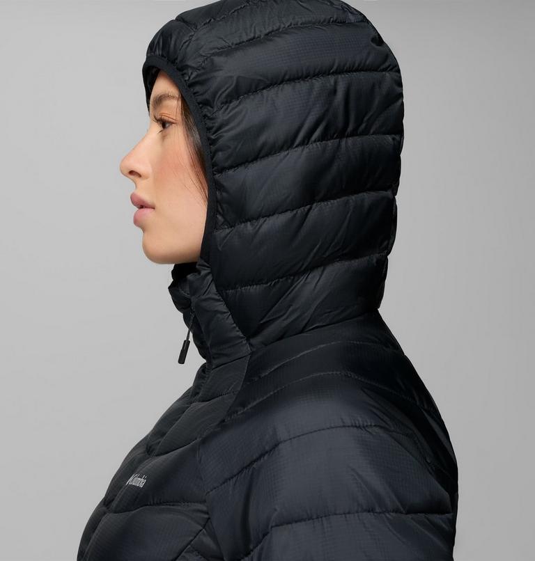 Women's Powder Lite II Hooded Jacket, Color: Black Ripstop, image 8