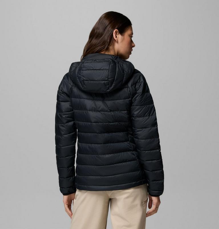 Women's Powder Lite II Hooded Jacket, Color: Black Ripstop, image 3