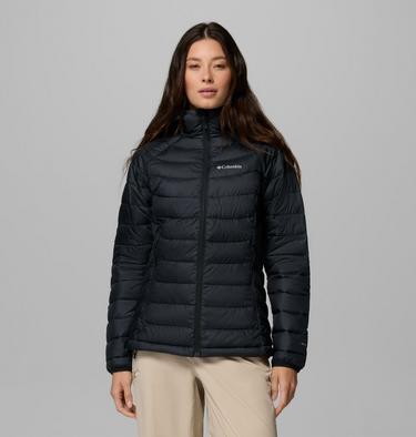 Chaqueta aislante con capucha Powder Lite II para mujer, Color: Black Ripstop, image 3