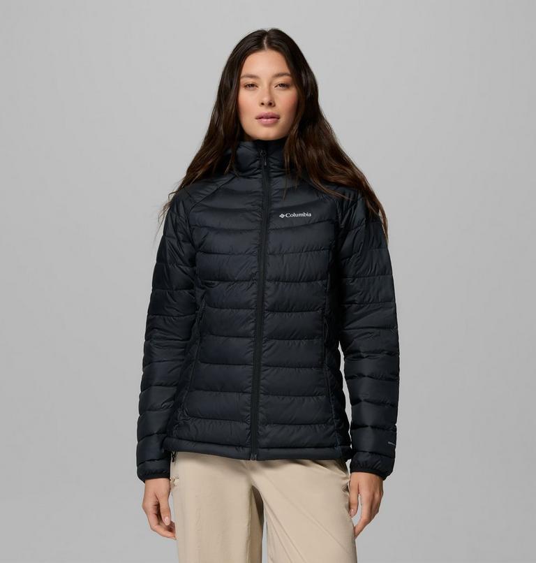 Women's Powder Lite II Hooded Jacket, Color: Black Ripstop, image 1