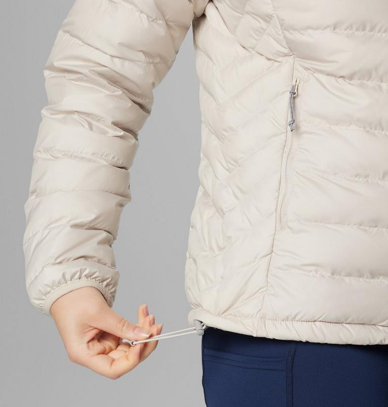 Chaqueta aislante con capucha Powder Lite II para mujer, Color: Dark Stone, image 7
