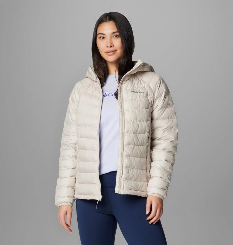 Chaqueta aislante con capucha Powder Lite II para mujer, Color: Dark Stone, image 8