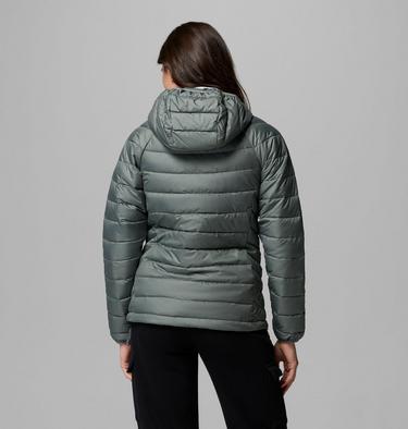 Veste Isol&eacute;e &agrave; Capuche Powder Lite II Femme, Color: Sedona Sage, image 11