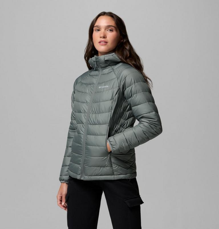 Women's Powder Lite II Hooded Jacket, Color: Sedona Sage, image 1