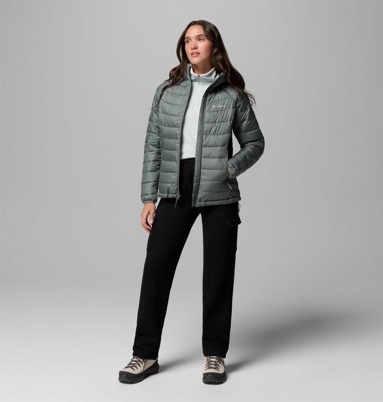 Women's Powder Lite II Hooded Jacket, Color: Sedona Sage, image 2