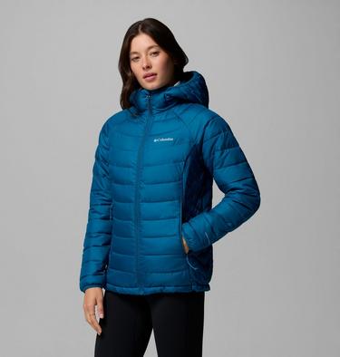 Veste Isol&eacute;e &agrave; Capuche Powder Lite II Femme, Color: Phoenix Blue, image 16