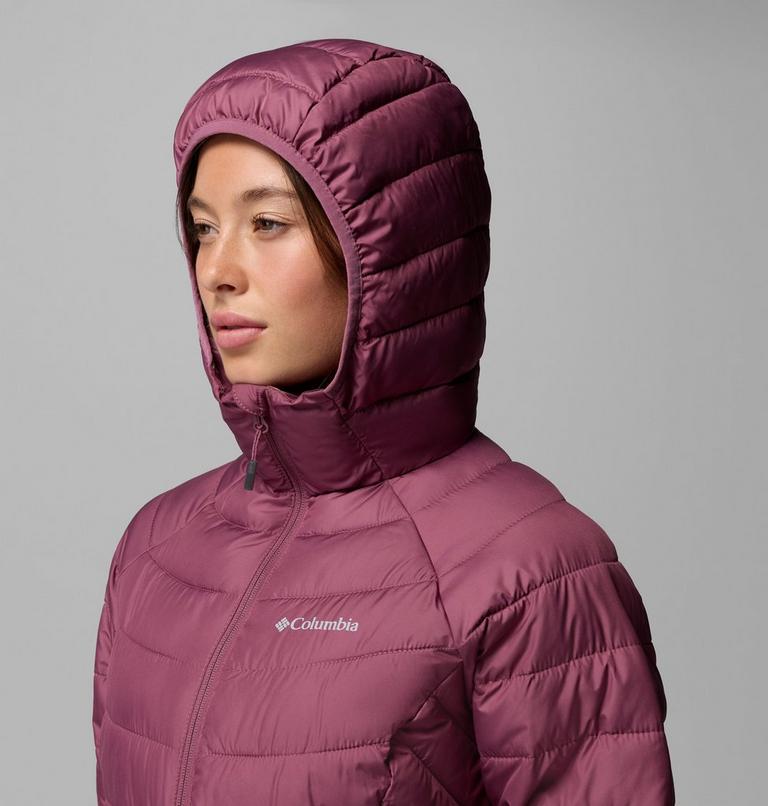 Women's Powder Lite II Hooded Jacket, Color: Antique Mauve, image 8