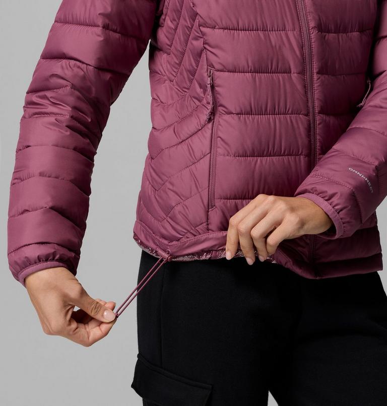 Women's Powder Lite II Hooded Jacket, Color: Antique Mauve, image 9