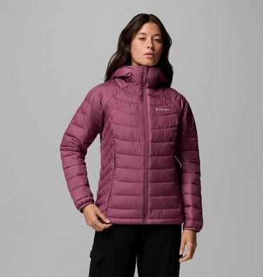 Chaqueta aislante con capucha Powder Lite II para mujer, Color: Antique Mauve, image 9