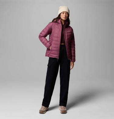 Chaqueta aislante con capucha Powder Lite II para mujer, Color: Antique Mauve, image 10