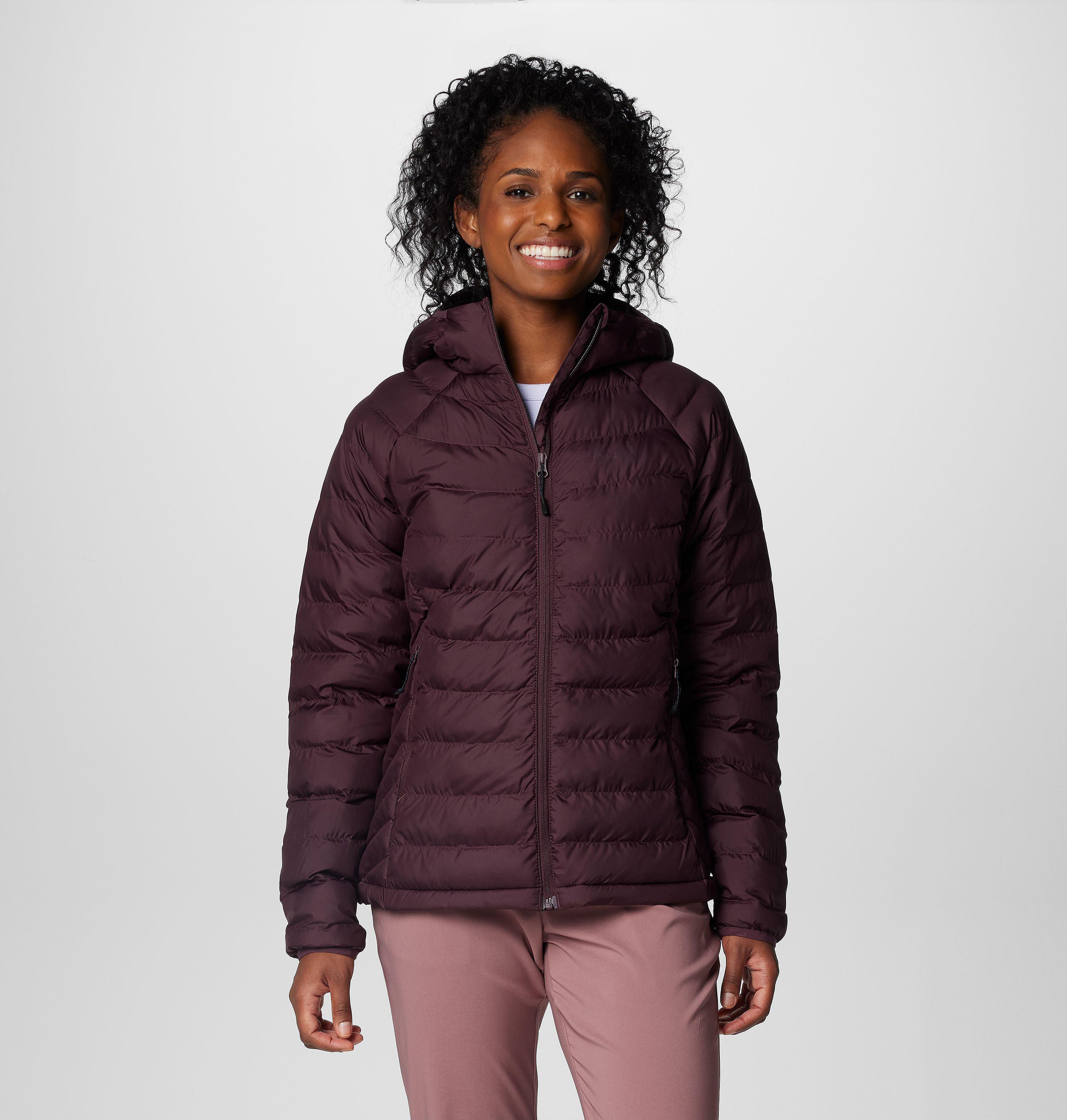 Columbia Sportswear Women's Red Columbia - ’S Powder Lite™ Ii Hooded Insulated Jacket - Moonvista Small