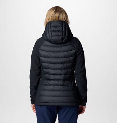 Women's Powder Lite II Insulated Hybrid Hooded Jacket, Color: Black, image 2