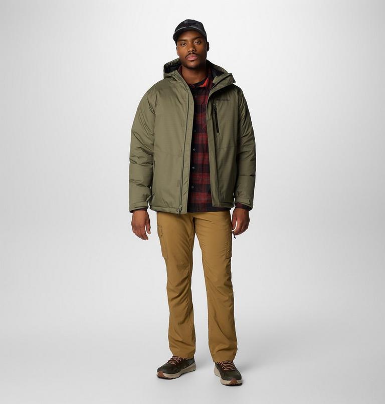 Men's Oak Harbor II Insulated Waterproof Jacket, Color: Stone Green, image 3