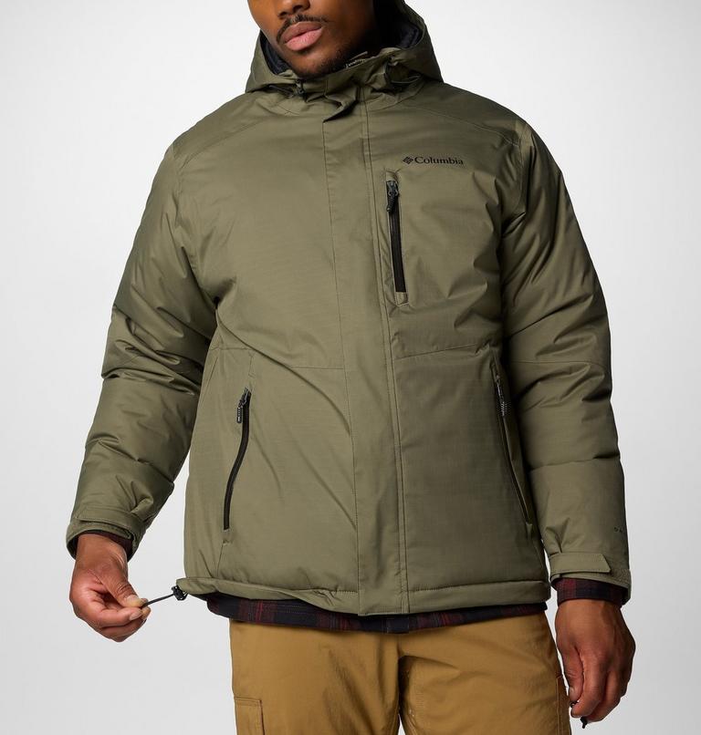 Men's Oak Harbor II Insulated Waterproof Jacket, Color: Stone Green, image 7