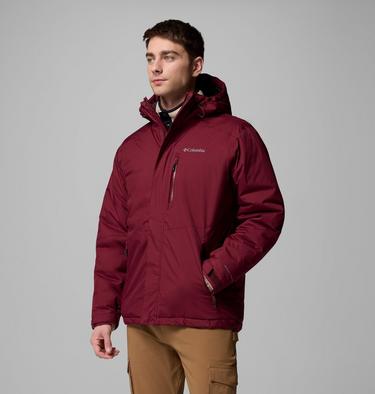 Men's Oak Harbor II Insulated Waterproof Jacket, Color: Rich Wine, image 4