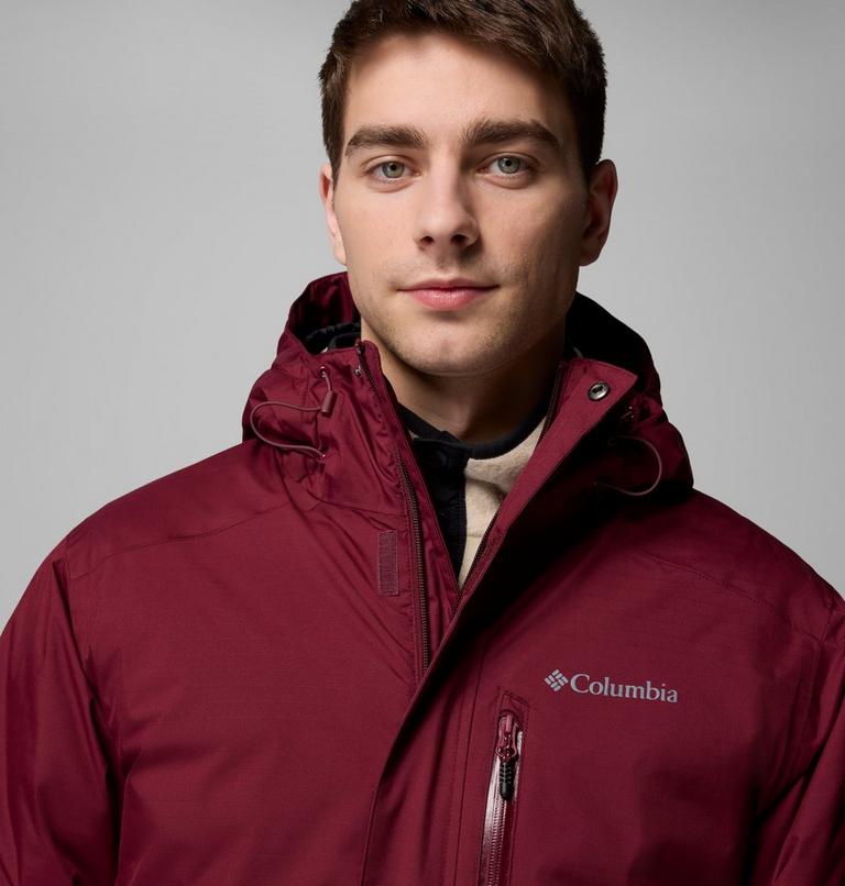 Men's Oak Harbor II Insulated Waterproof Jacket, Color: Rich Wine, image 5