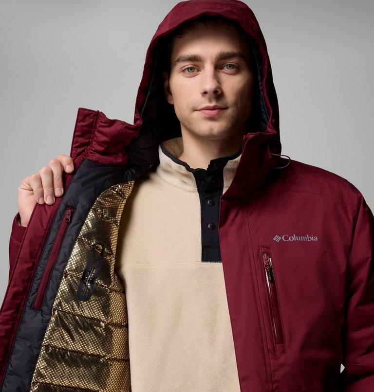 Men's Oak Harbor II Insulated Waterproof Jacket, Color: Rich Wine, image 7