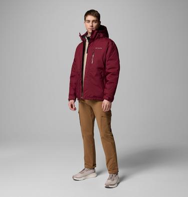 Men's Oak Harbor II Insulated Waterproof Jacket, Color: Rich Wine, image 2