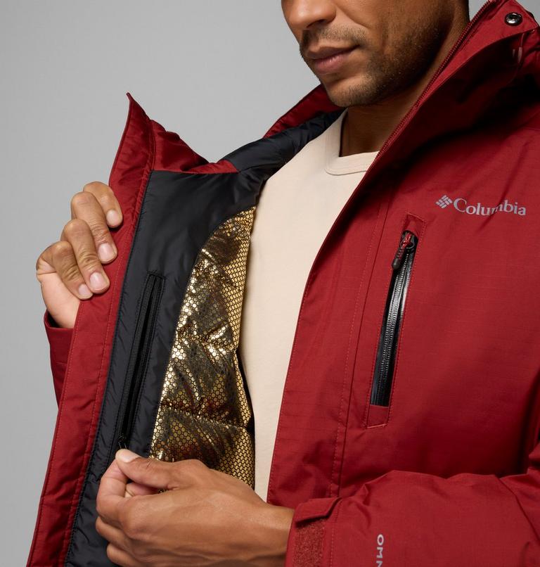 Men's Oak Harbor II Insulated Waterproof Jacket, Color: Red Oxide, image 7