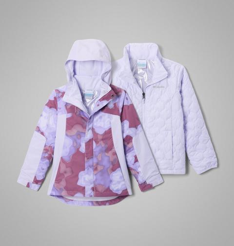 Куртка Columbia Whirlibird III Interchange Jacket для девочек, цвет: Фиолетовый