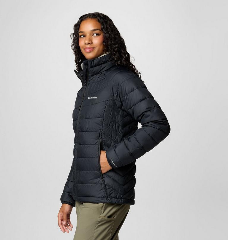 Women's Powder Lite II Full Zip Jacket, Color: Black, image 4