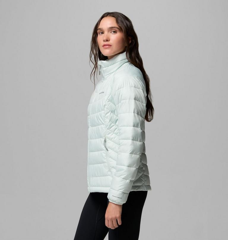 Women's Powder Lite II Full Zip Jacket, Color: Tea Light, image 4