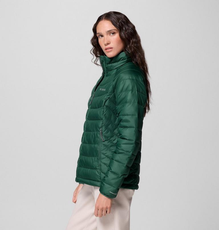 Women's Powder Lite II Full Zip Jacket, Color: Rain Forest, image 4