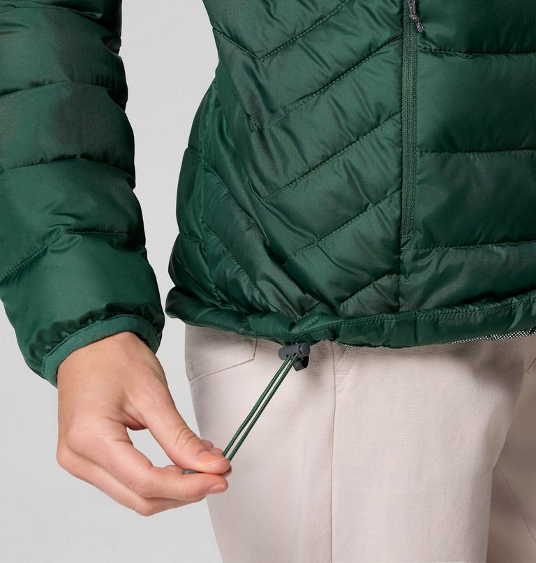 Women's Powder Lite II Full Zip Jacket, Color: Rain Forest, image 9