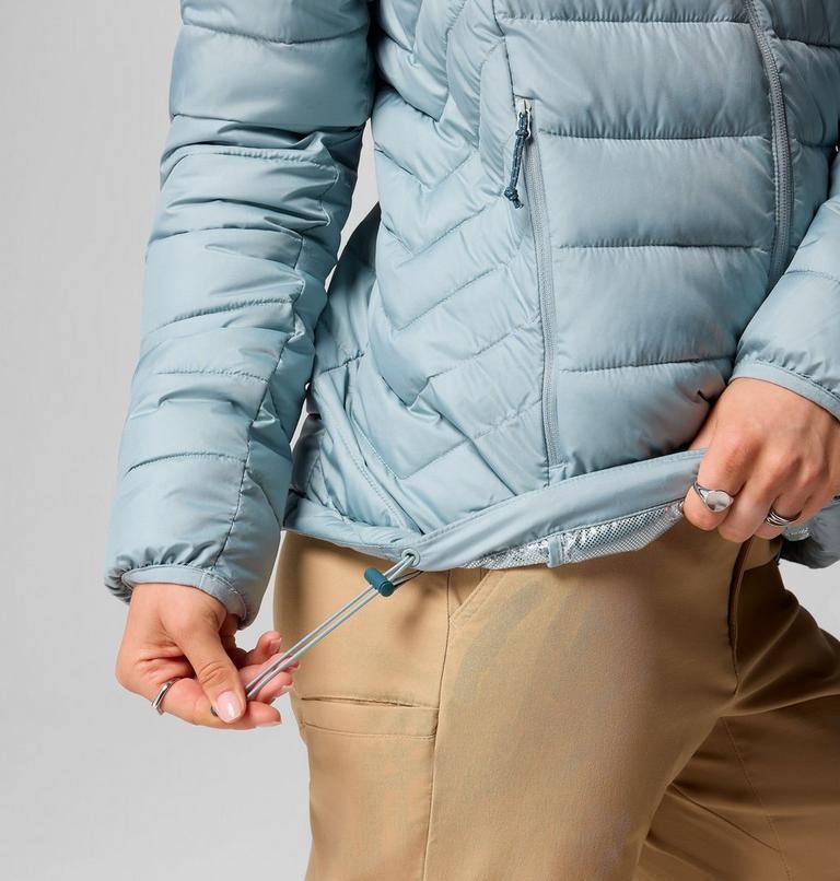 Women's Powder Lite II Full Zip Jacket, Color: Crushed Blue, image 8