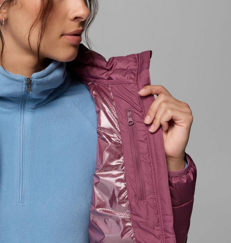 Women's Powder Lite II Full Zip Jacket, Color: Antique Mauve, image 6