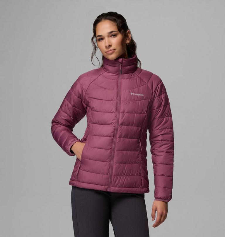 Women's Powder Lite II Full Zip Jacket, Color: Antique Mauve, image 1