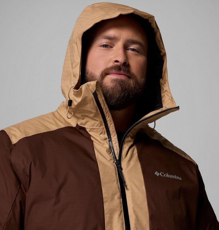 Men's Point Park II Waterproof Insulated Jacket - Extended Size, Color: Black, Tobacco, Canoe, image 8