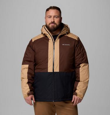 Men's Point Park II Waterproof Insulated Jacket - Extended Size, Color: Black, Tobacco, Canoe, image 5