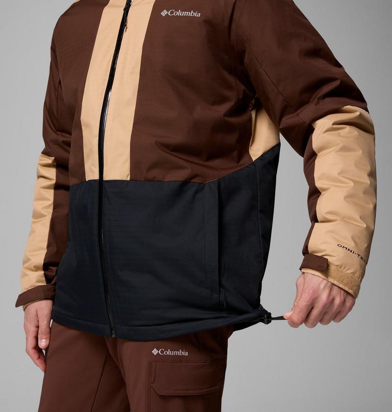 Men's Point Park II Waterproof Insulated Jacket, Color: Black, Tobacco, Canoe, image 6