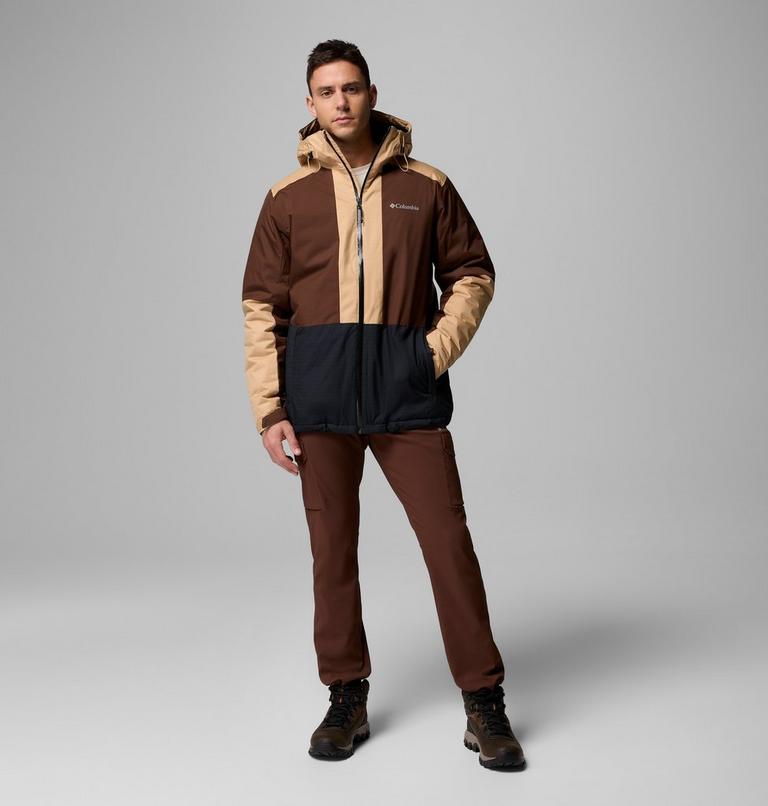 Men's Point Park II Waterproof Insulated Jacket, Color: Black, Tobacco, Canoe, image 2