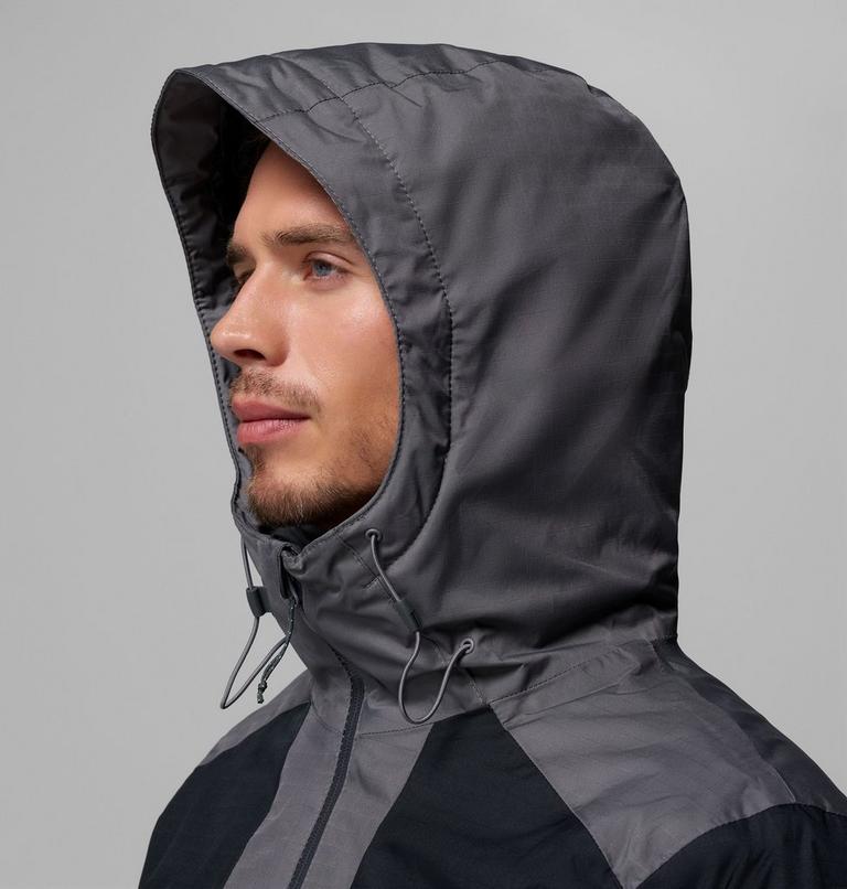 Men's Point Park II Waterproof Insulated Jacket, Color: City Grey, Black, image 8