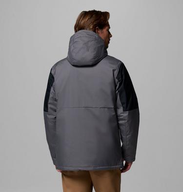 Men's Point Park II Waterproof Insulated Jacket, Color: City Grey, Black, image 11