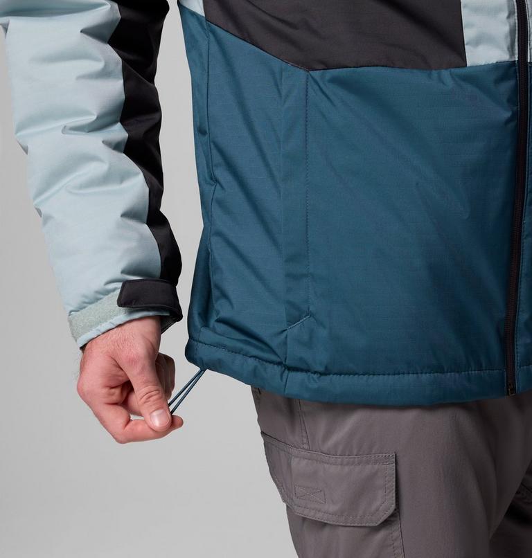 Men's Point Park II Waterproof Insulated Jacket, Color: Everblue, Shark, Crushed Blue, image 9