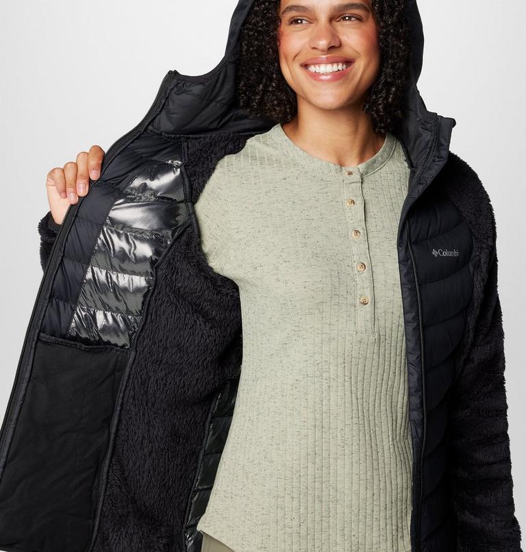 Forro polar sherpa híbrido Powder Lite II para mujer, Color: Black, image 6