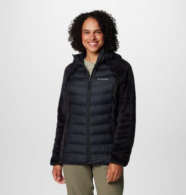 Veste en Polaire Sherpa Hybride Powder Lite II Femme, Color: Black, image 9