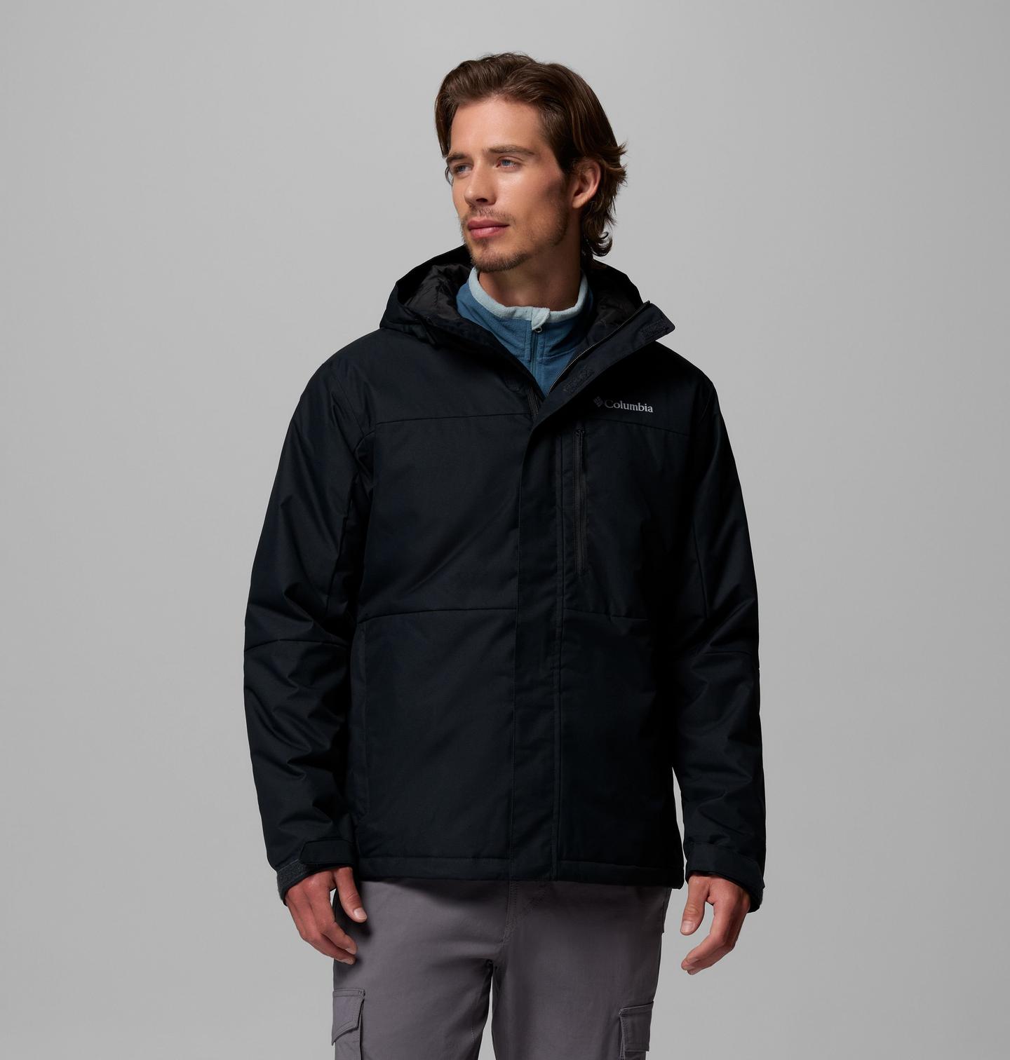 Мужская куртка Columbia Hikebound II Insulated, цвет: Чёрный — фото 1