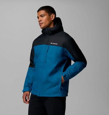 Men's Hikebound II Insulated Waterproof Jacket, Color: Phoenix Blue, Black, image 8