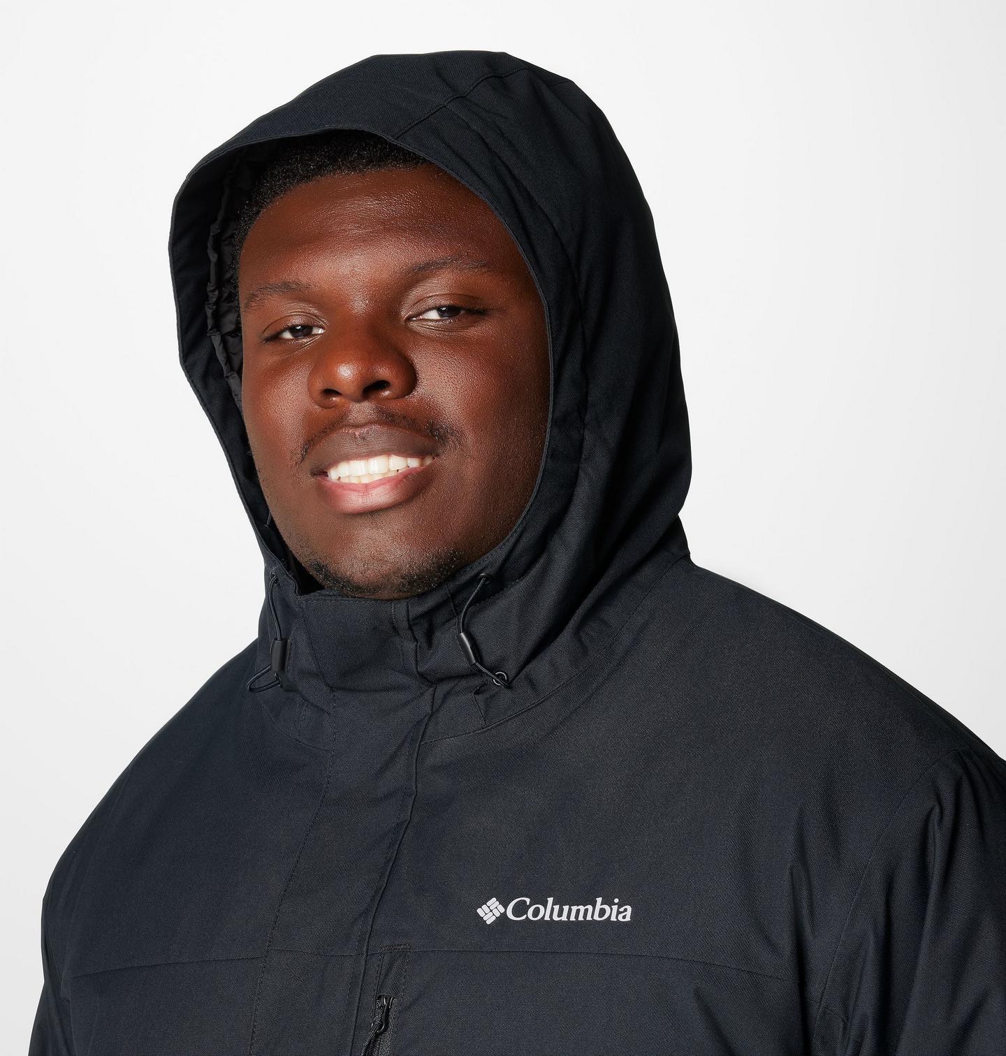 Мужская куртка Columbia Hikebound II Insulated Jacket - Big, цвет: Чёрный — фото 4