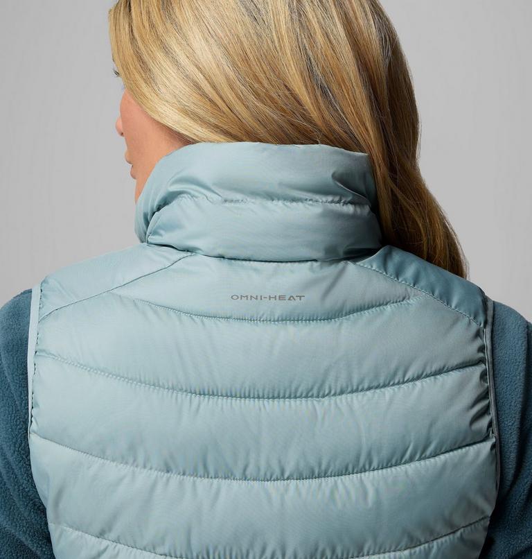 Women's Powder Lite II Insulated Vest, Color: Crushed Blue, image 6