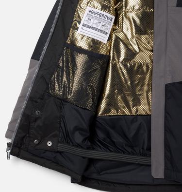 Boy's Mighty Mogul III Waterproof Ski Jacket, Color: Black, City Grey, image 9