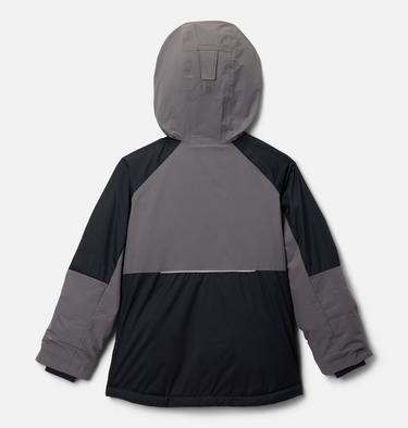 Boys' Mighty Mogul III Jacket, Color: Black, City Grey, image 6