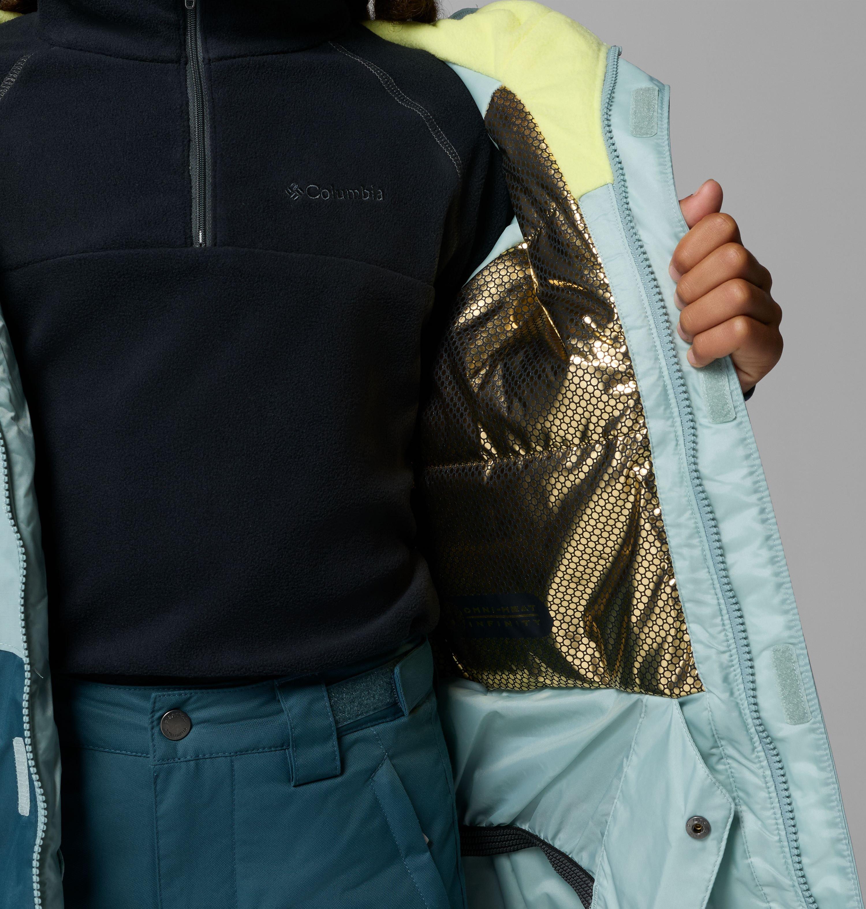 Columbia Mädchen Jacke Mighty Mogul II – Wasserdichte Winterjacke Mit Outgrown System