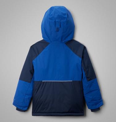 Boys' Mighty Mogul III Jacket, Color: Collegiate Navy, Mountain Blue, image 2